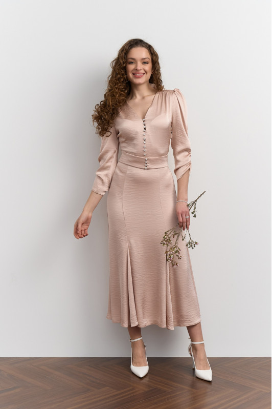 Сукня №1044 персик 1044 зображення 2405