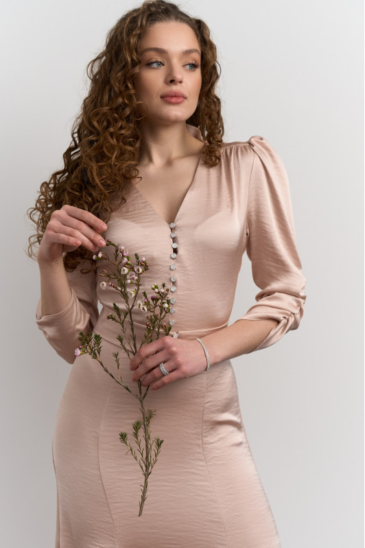 Сукня №1044 персик 1044 зображення 2405