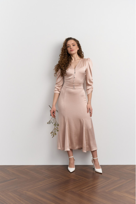 Сукня №1044 персик 1044 зображення 2405