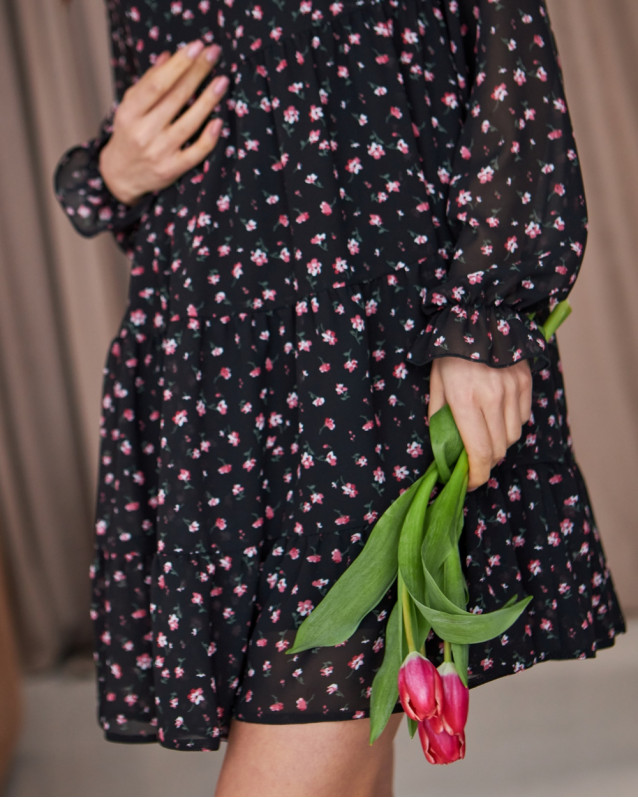 Модель №855 чорний шифон 855 зображення 1460